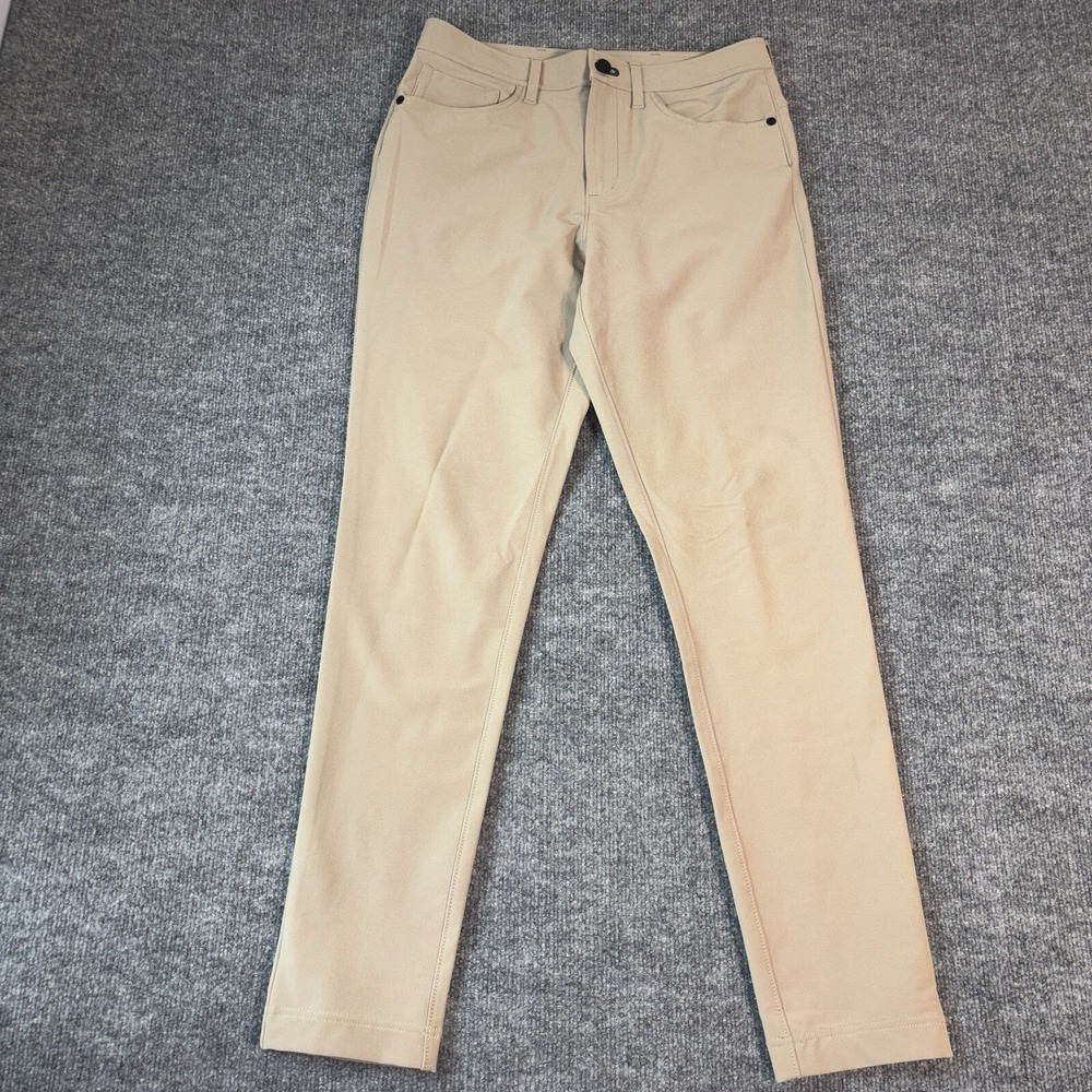 Public Rec All Day Every Day Pants Mens 30x32 Khaki Slim Stretch Athleisure